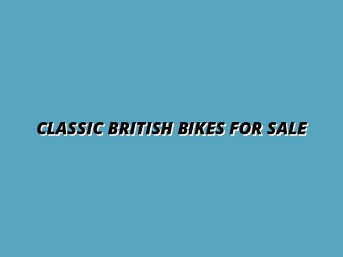 Restored British Classics for Sale: Triumph, BSA, and Norton Deals in Australia